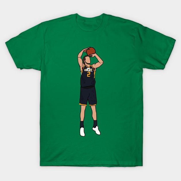 Joe Ingles Jumpshot - Utah Jazz T-Shirt by xavierjfong